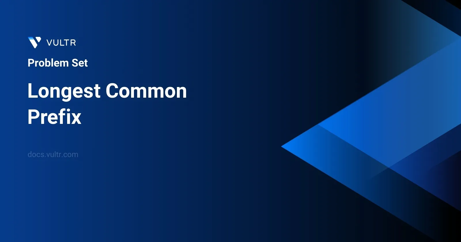 Longest Common Prefix header image