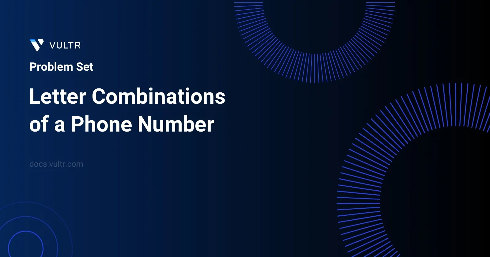 Letter Combinations of a Phone Number header image