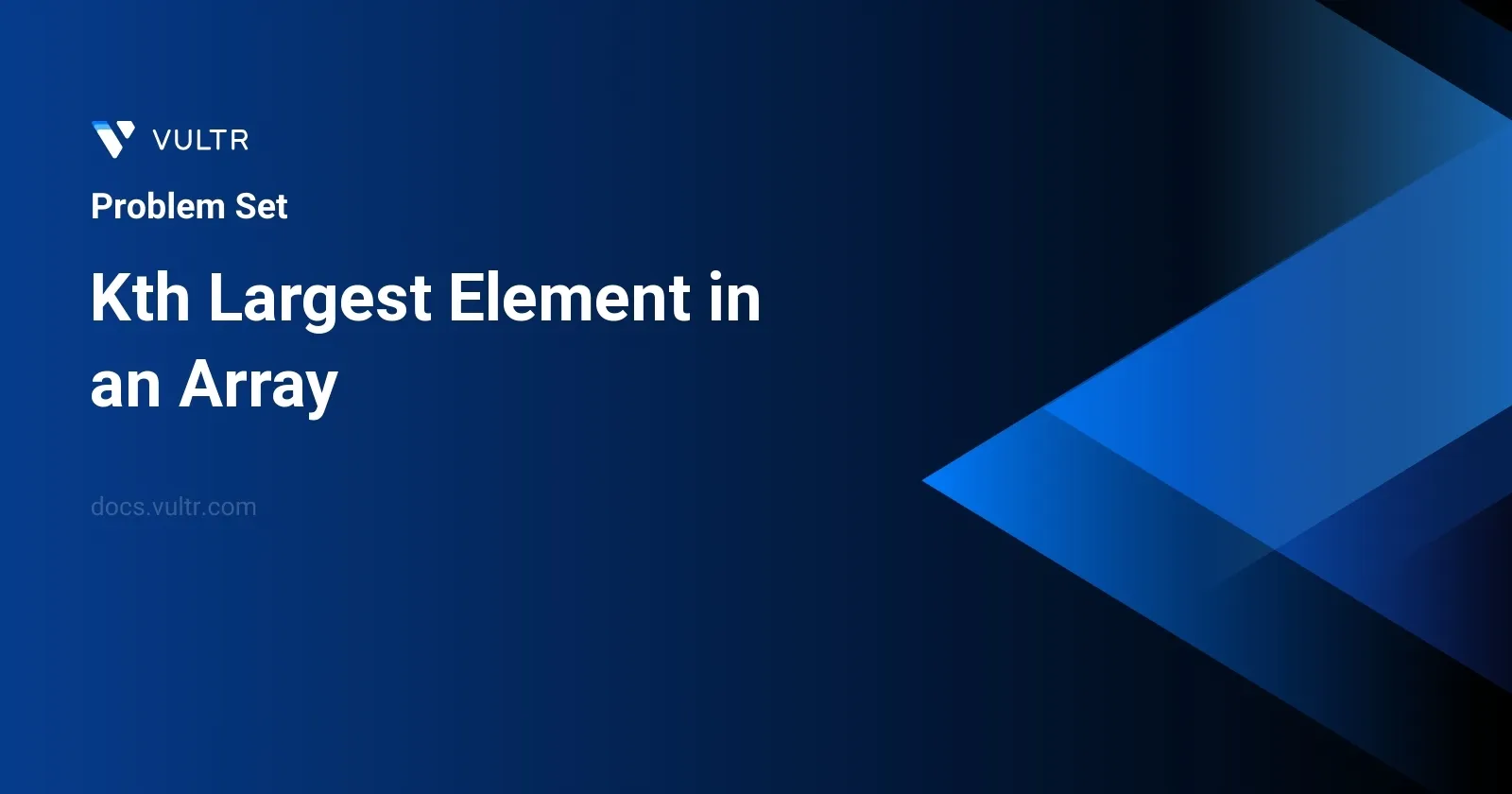 Kth Largest Element in an Array header image