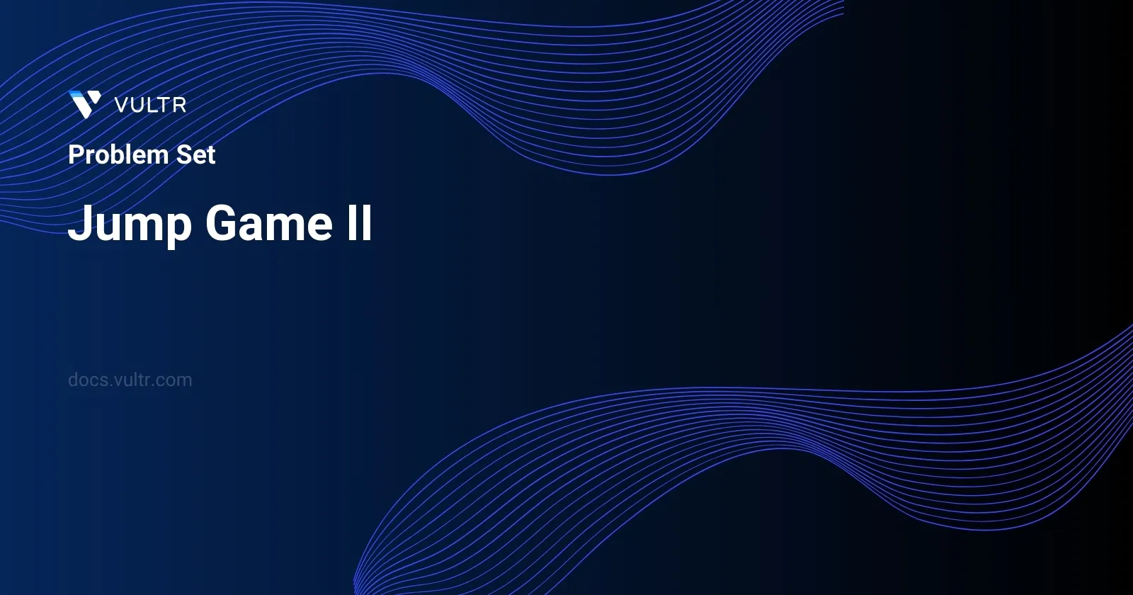 Jump Game II header image