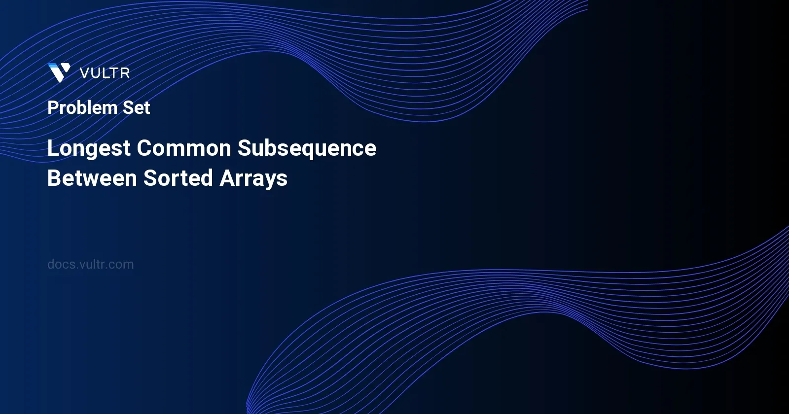 Longest Common Subsequence Between Sorted Arrays header image
