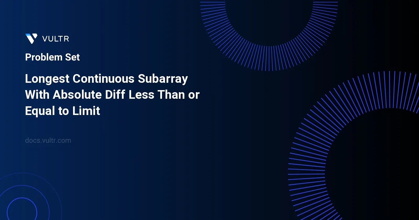 Longest Continuous Subarray With Absolute Diff Less Than or Equal to Limit header image