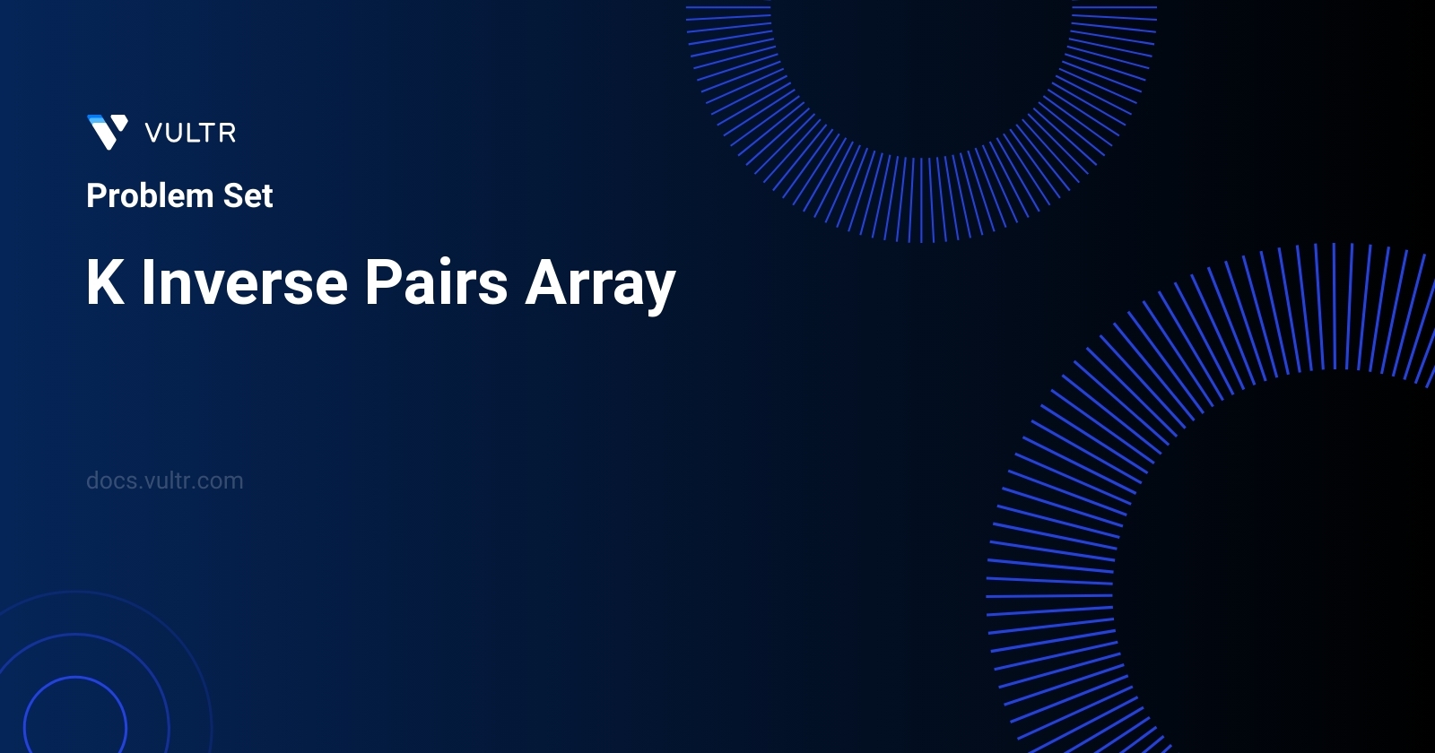 K Inverse Pairs Array header image