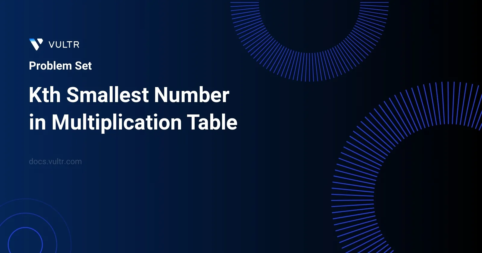 Kth Smallest Number in Multiplication Table header image