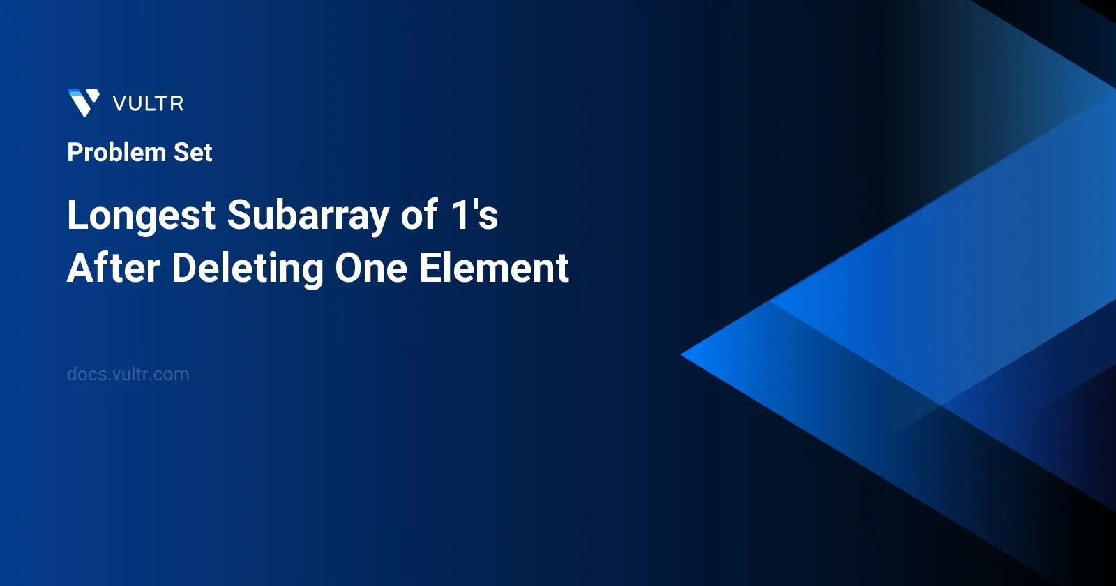 Longest Subarray of 1's After Deleting One Element header image