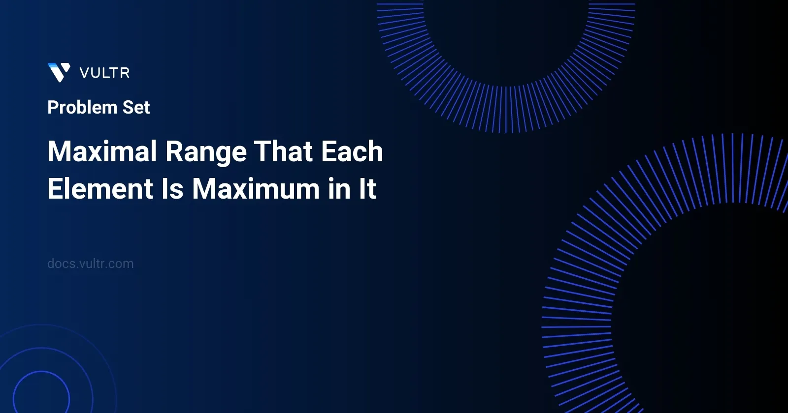 Maximal Range That Each Element Is Maximum in It header image