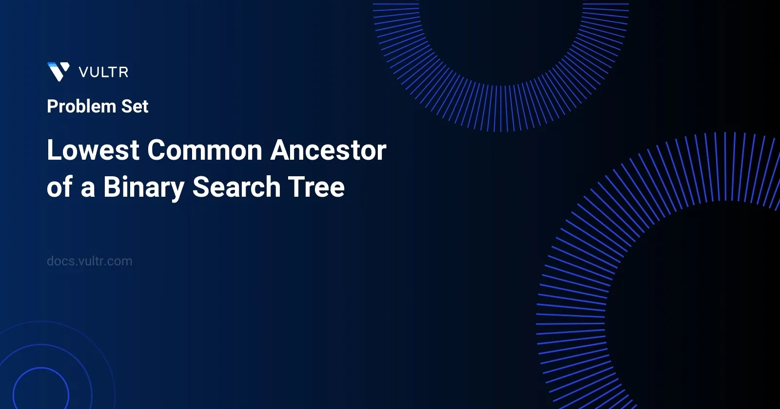 Lowest Common Ancestor of a Binary Search Tree header image