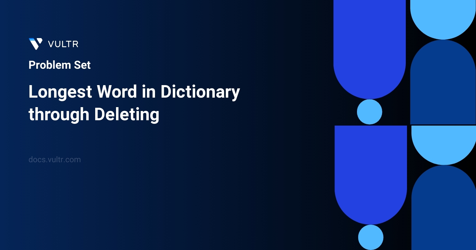 Longest Word in Dictionary through Deleting header image