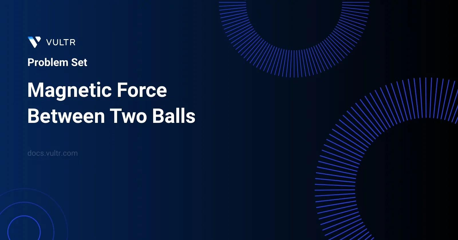 Magnetic Force Between Two Balls header image