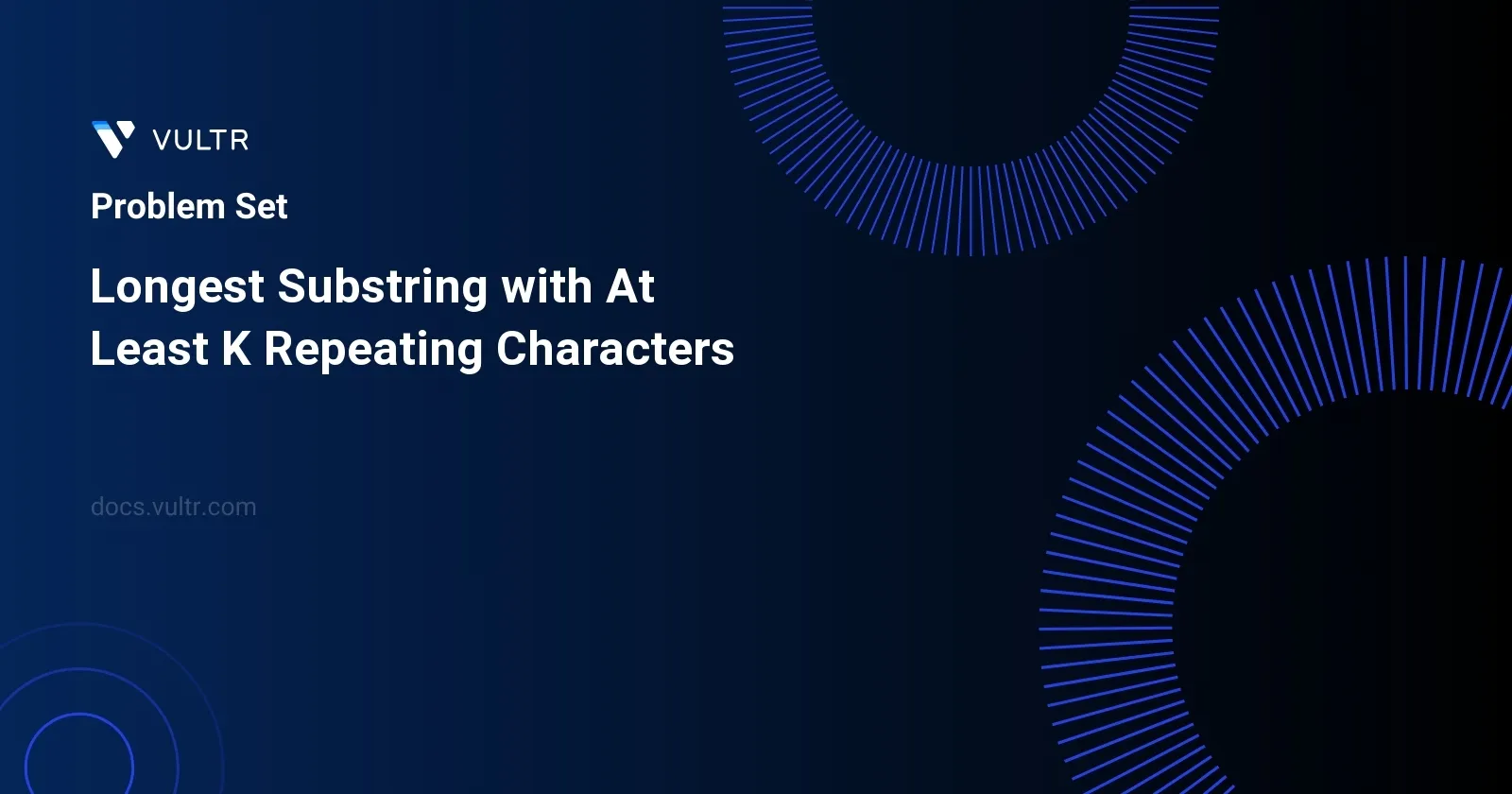 Longest Substring with At Least K Repeating Characters header image