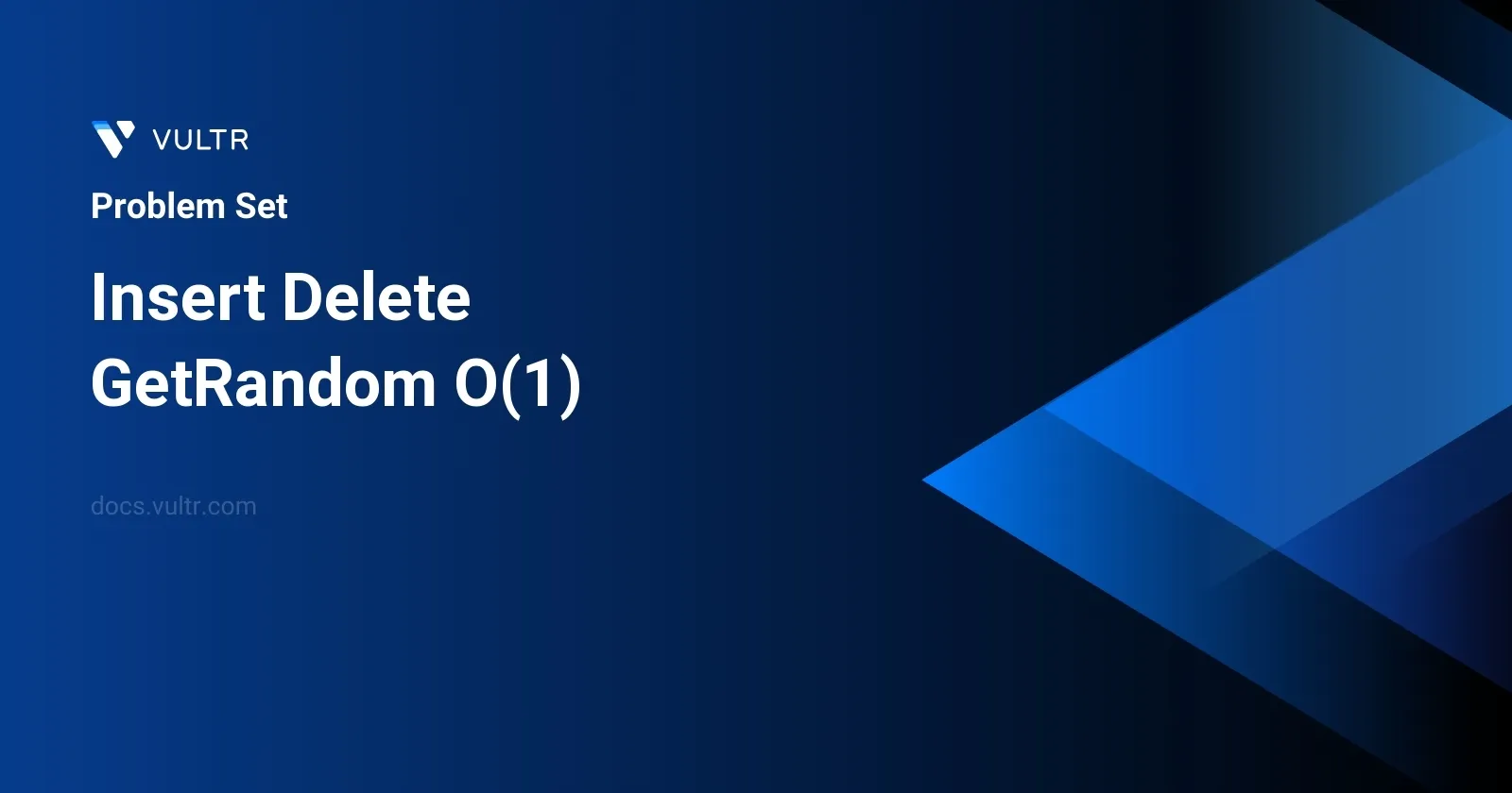 Insert Delete GetRandom O(1) header image