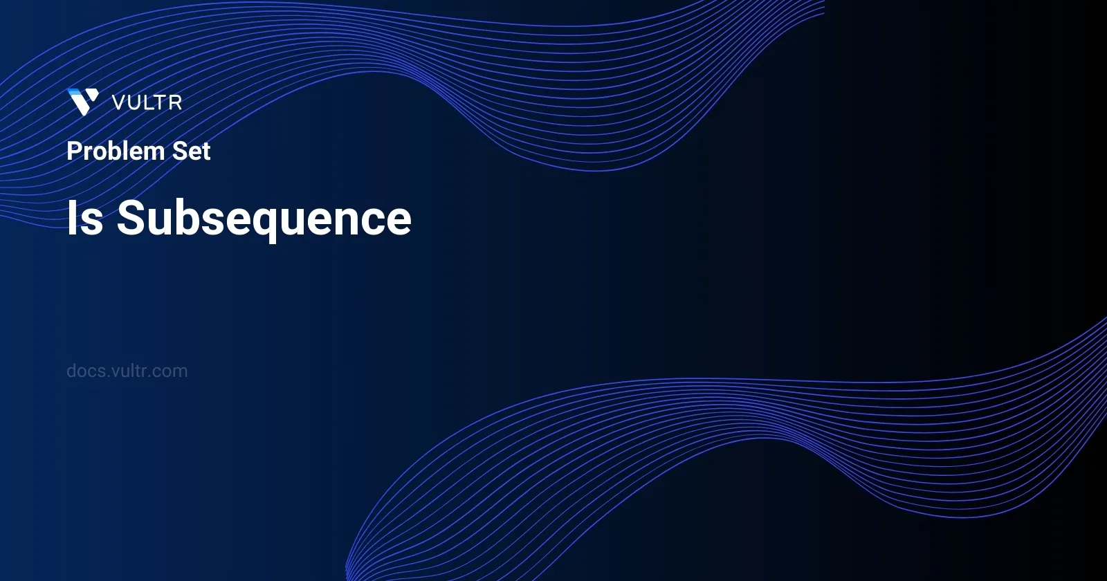 Is Subsequence header image