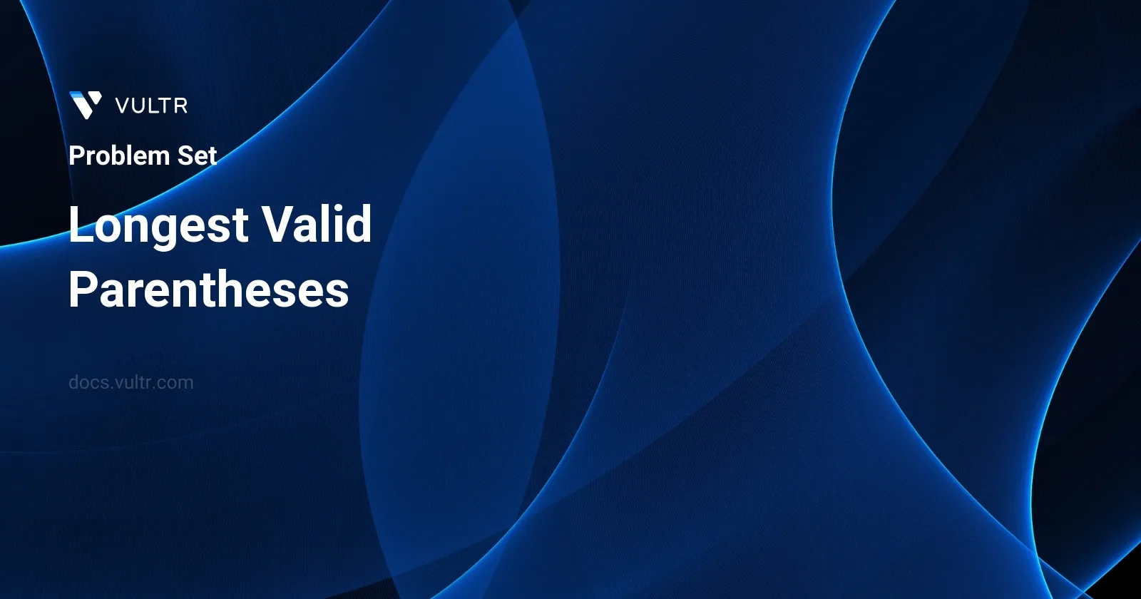 Longest Valid Parentheses header image