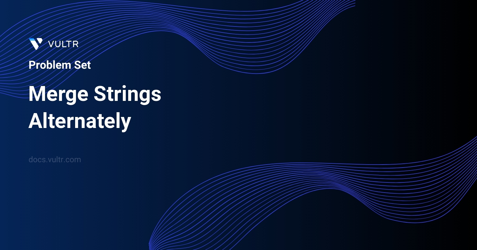 Merge Strings Alternately header image