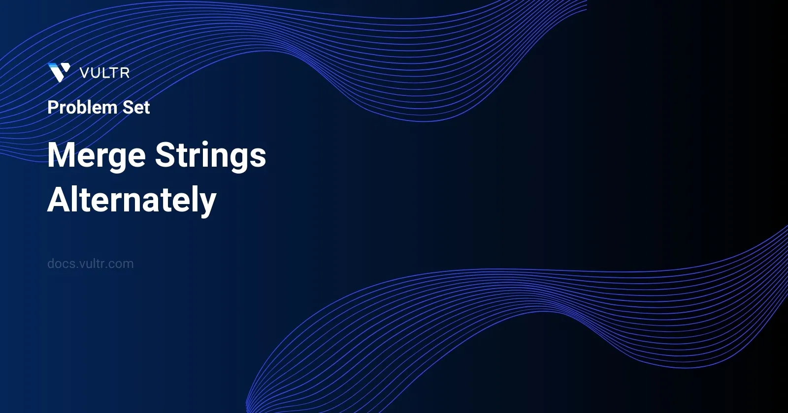 Merge Strings Alternately header image