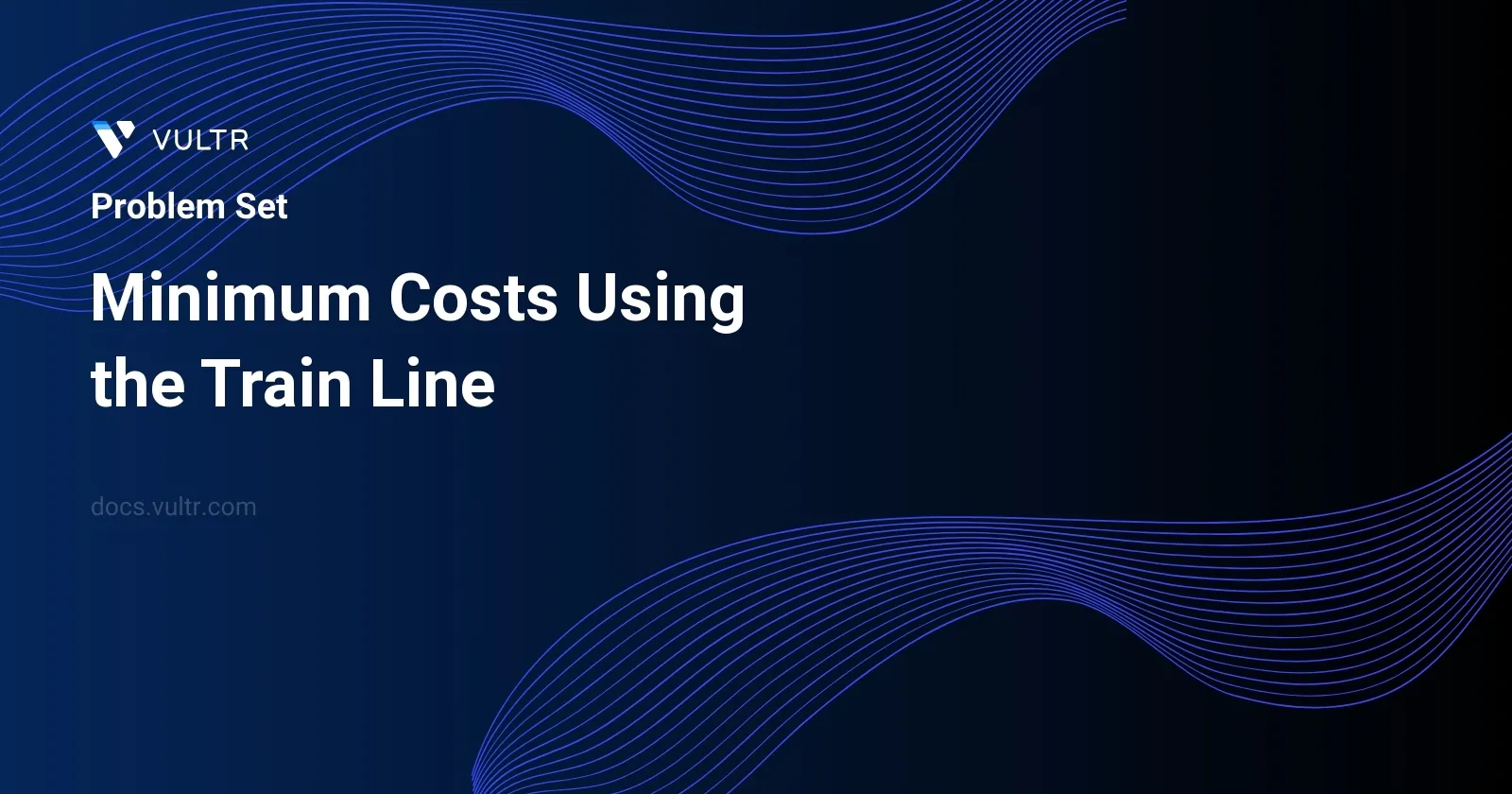Minimum Costs Using the Train Line header image
