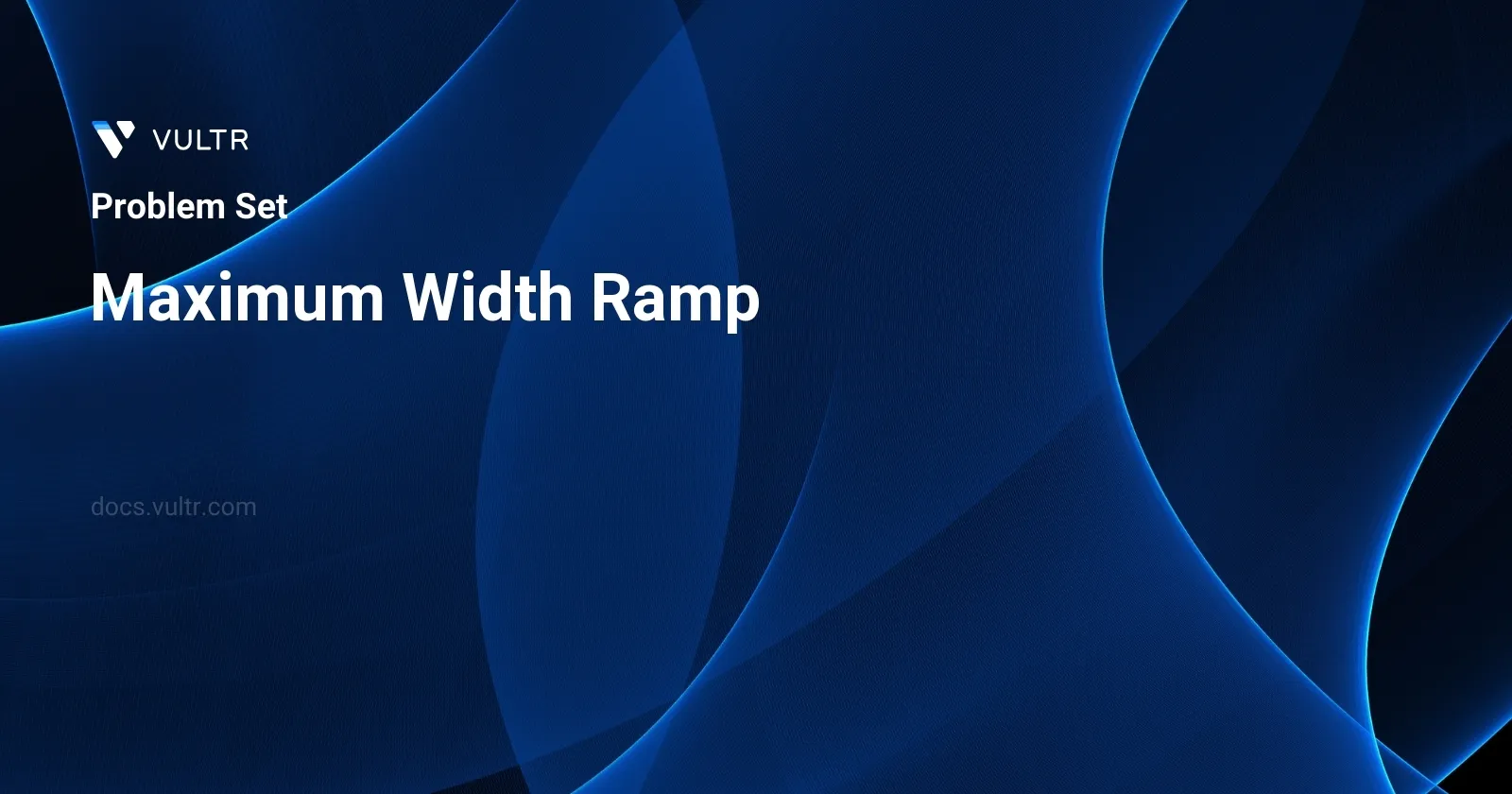 Maximum Width Ramp header image