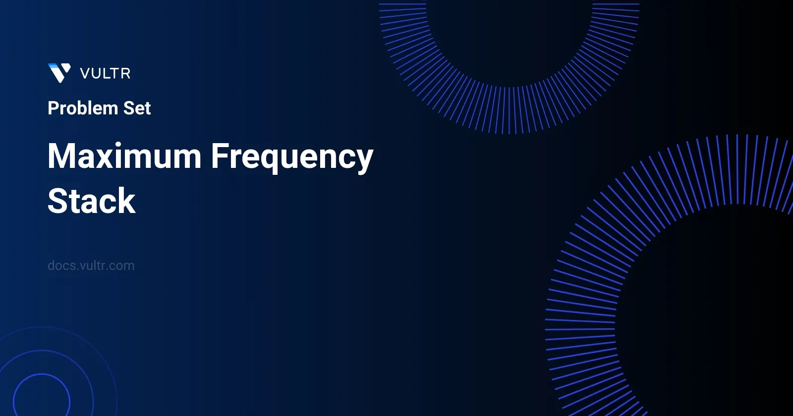 Maximum Frequency Stack header image