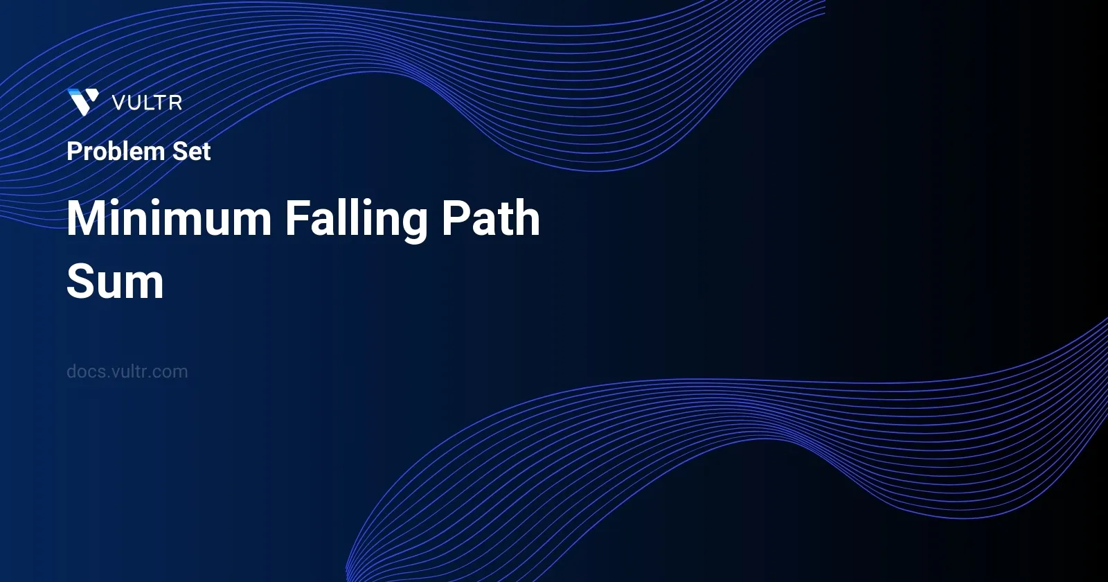 Minimum Falling Path Sum header image