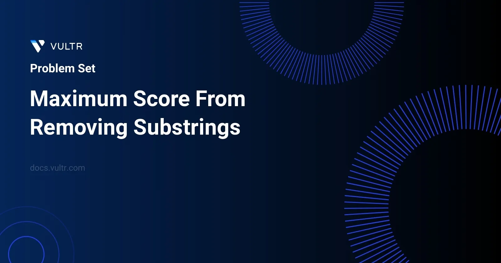 Maximum Score From Removing Substrings header image