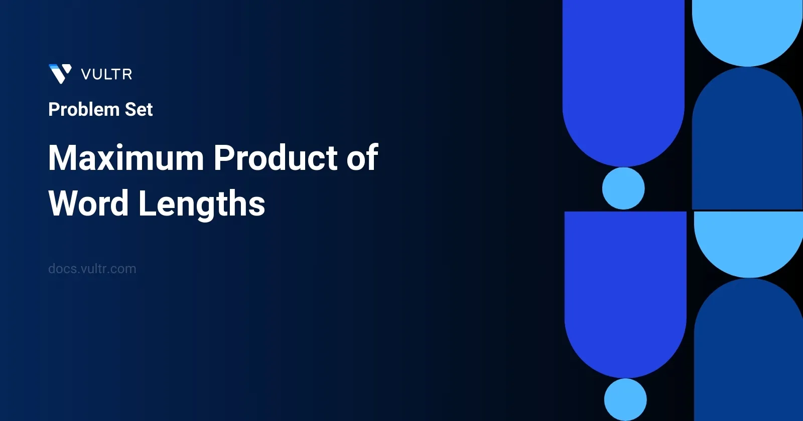 Maximum Product of Word Lengths header image