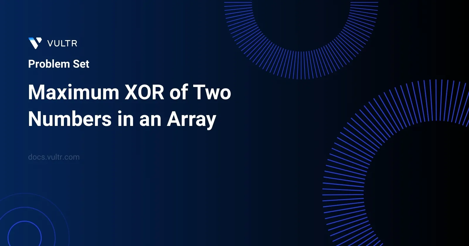 Maximum XOR of Two Numbers in an Array header image