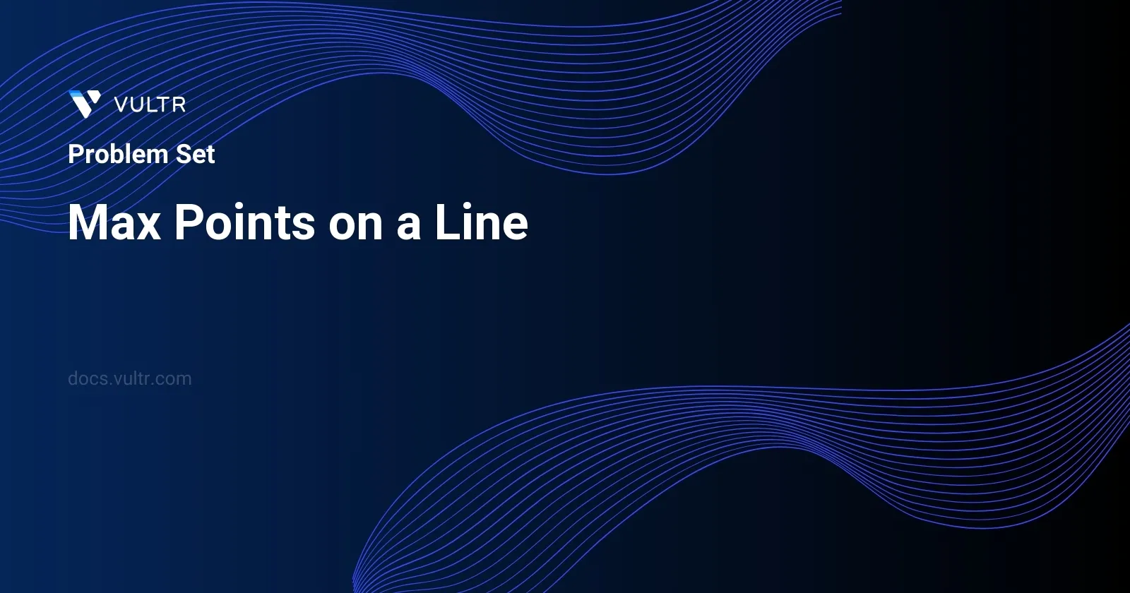 Max Points on a Line header image