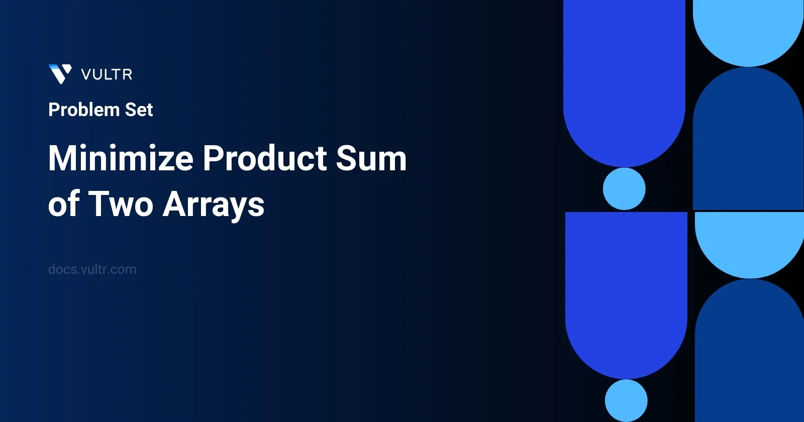 Minimize Product Sum of Two Arrays header image