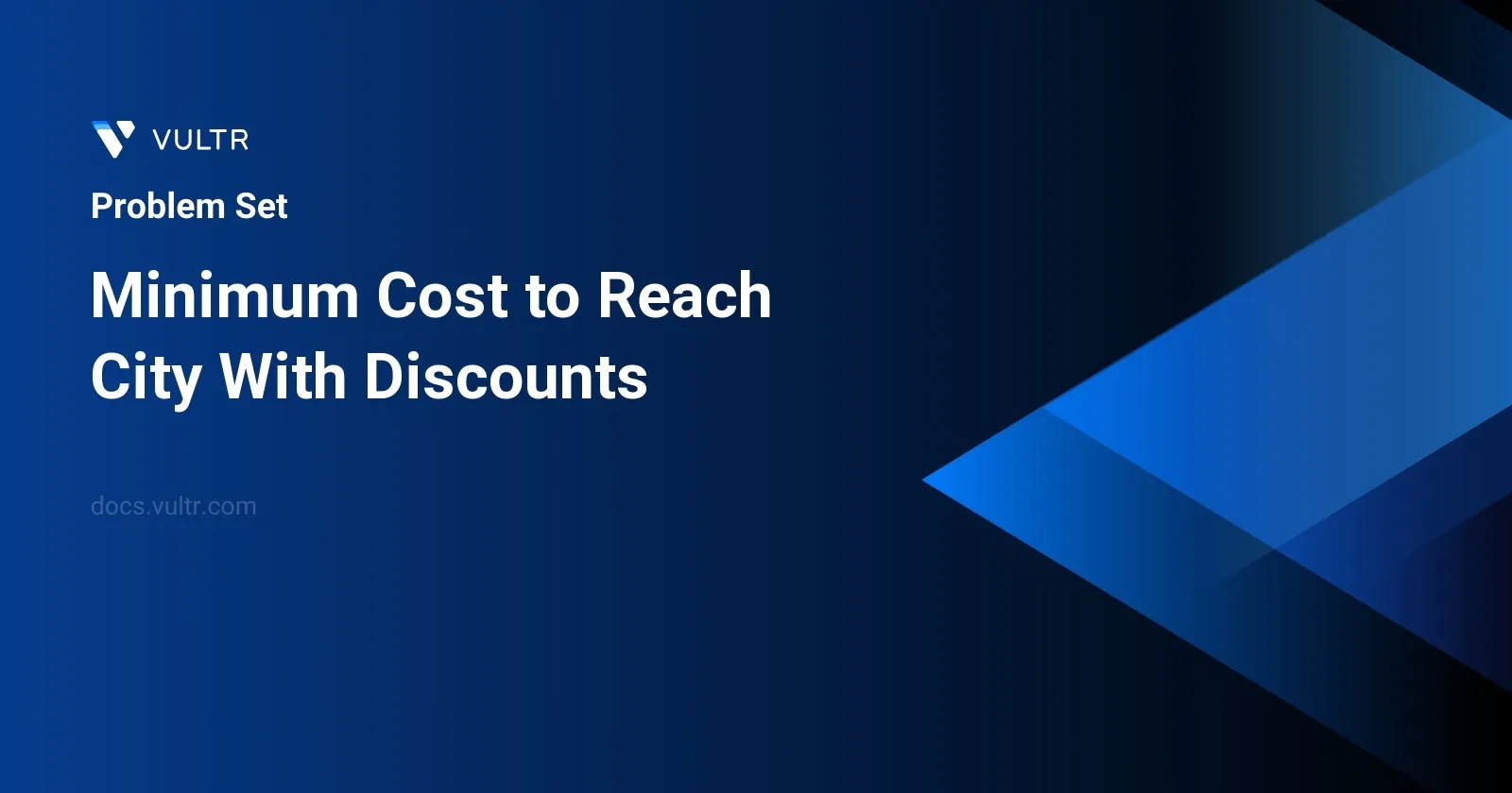 Minimum Cost to Reach City With Discounts header image