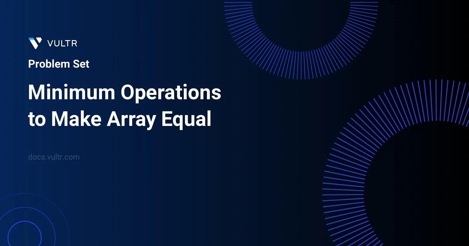 Minimum Operations to Make Array Equal header image