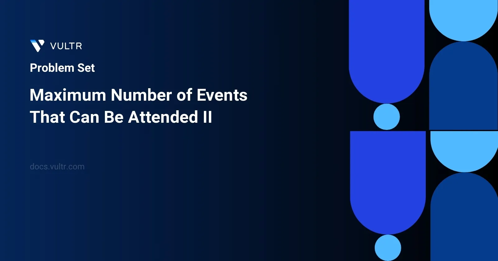 Maximum Number of Events That Can Be Attended II header image