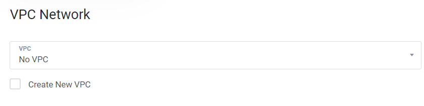 Choose a VPC Network