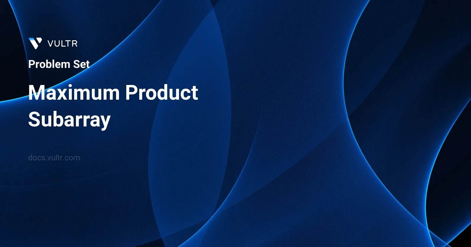 Maximum Product Subarray header image