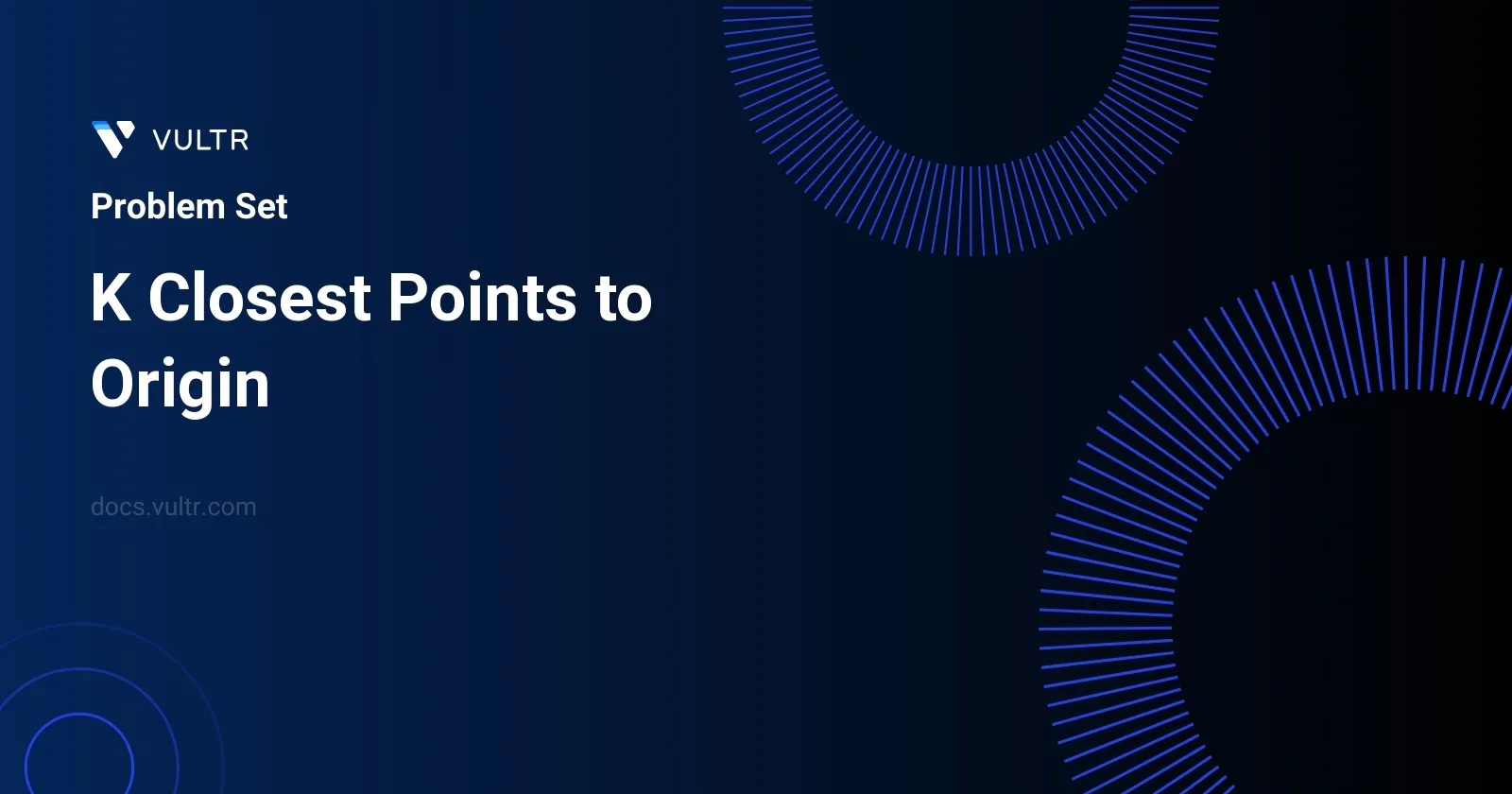 K Closest Points to Origin header image