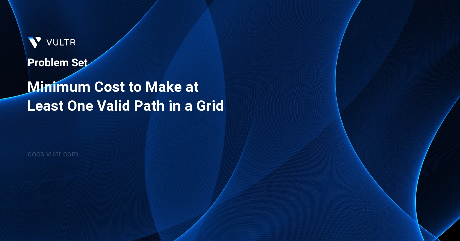 Minimum Cost to Make at Least One Valid Path in a Grid header image