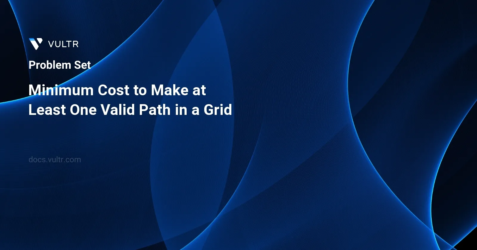 Minimum Cost to Make at Least One Valid Path in a Grid header image