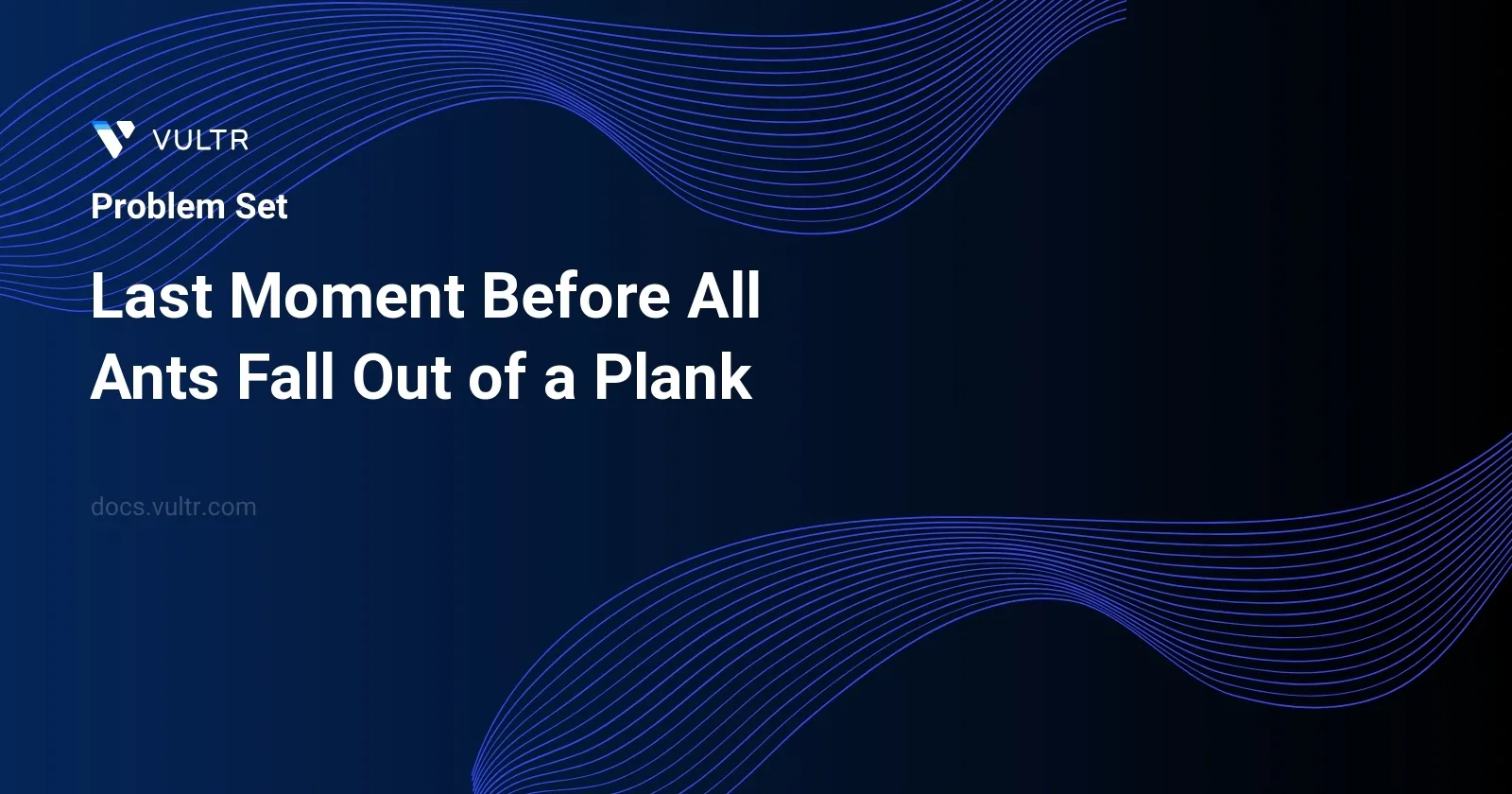 Last Moment Before All Ants Fall Out of a Plank header image