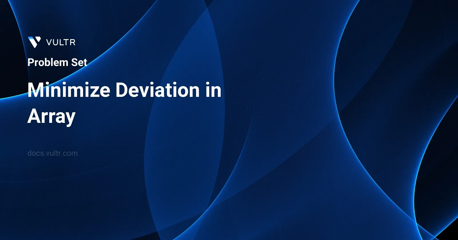 Minimize Deviation in Array header image