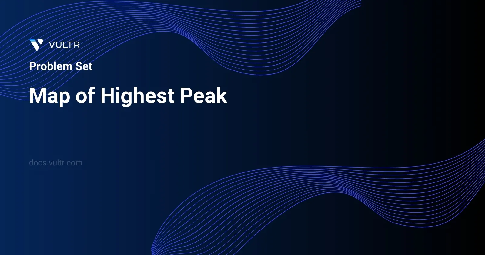Map of Highest Peak header image