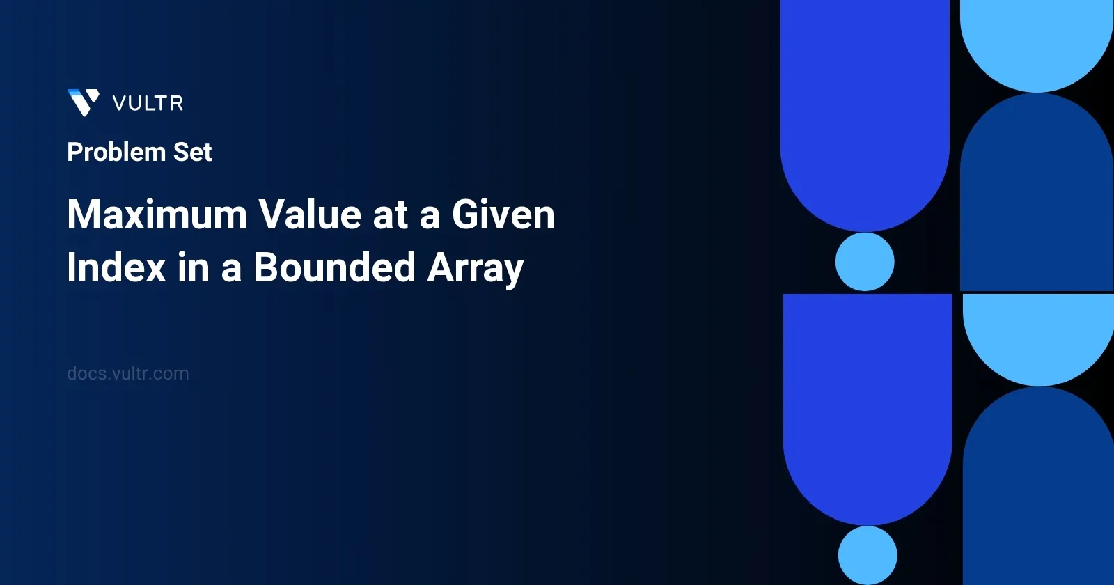 Maximum Value at a Given Index in a Bounded Array header image