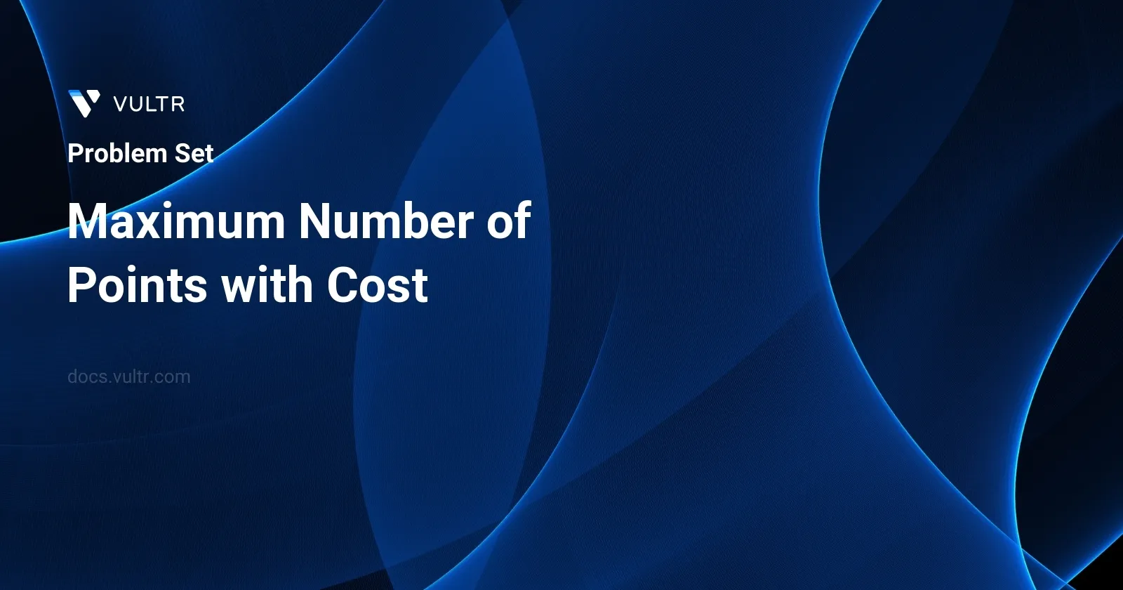 Maximum Number of Points with Cost header image