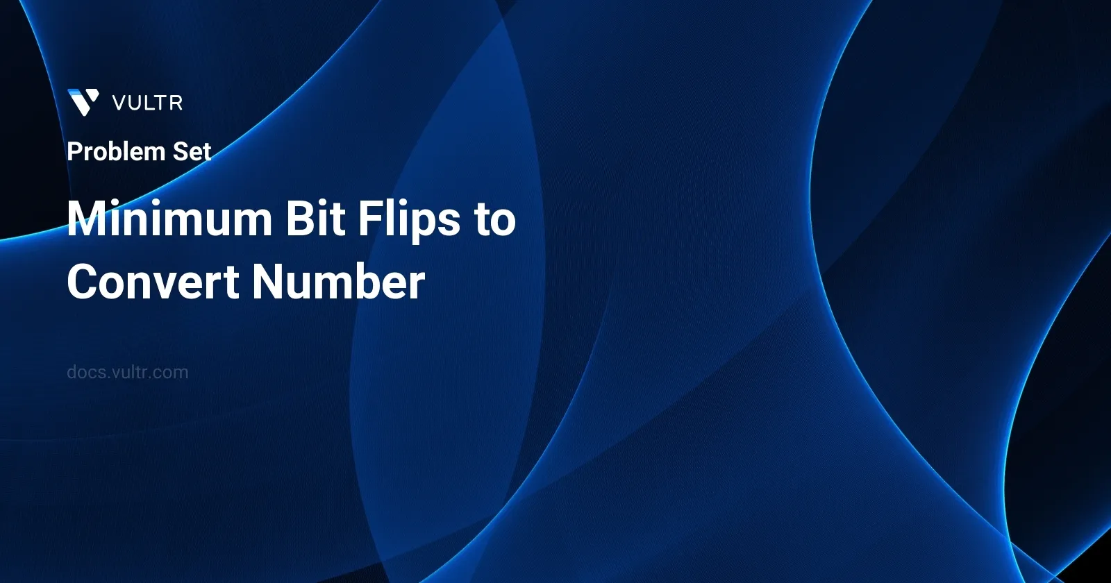 Minimum Bit Flips to Convert Number header image
