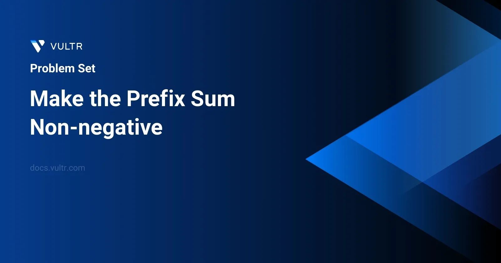 Make the Prefix Sum Non-negative header image