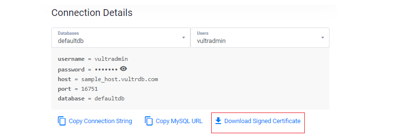 Download Signed Certificate