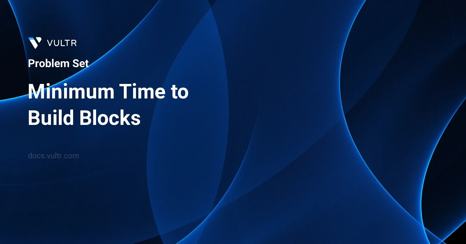 Minimum Time to Build Blocks header image