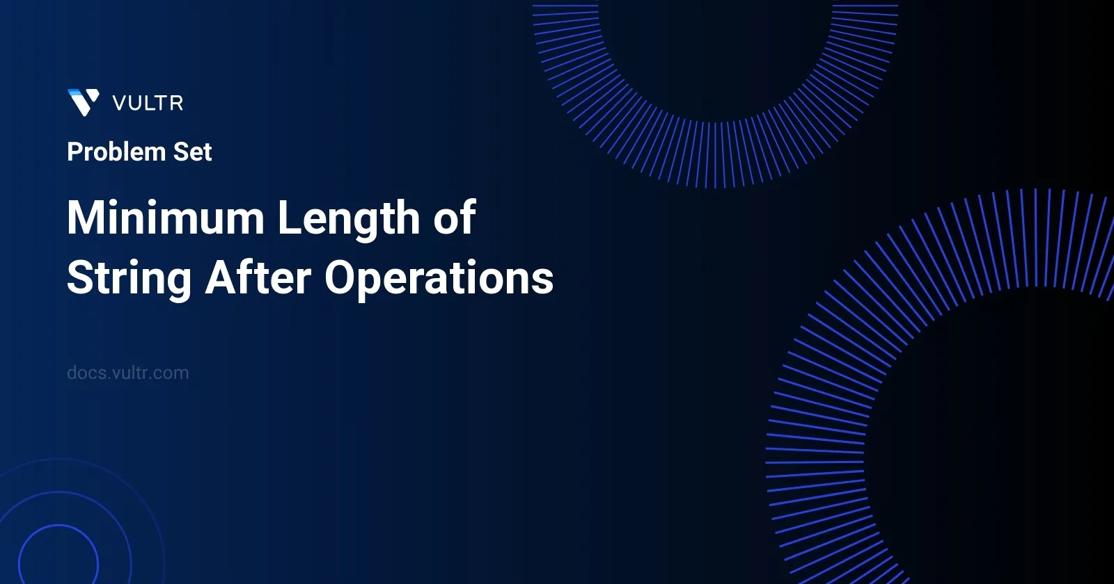 Minimum Length of String After Operations header image