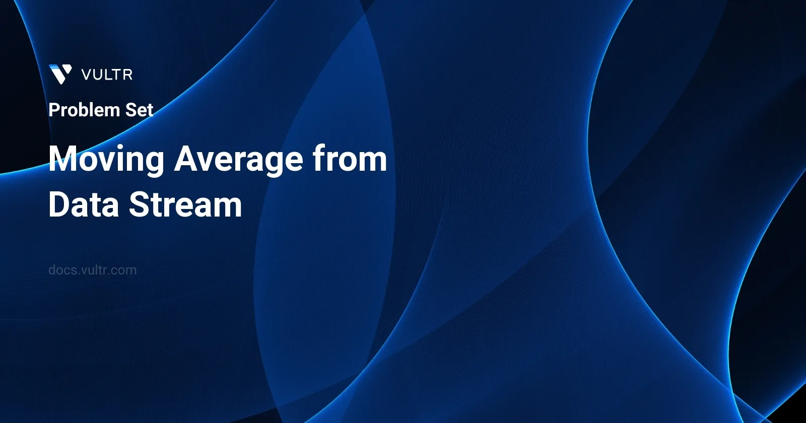 Moving Average from Data Stream header image