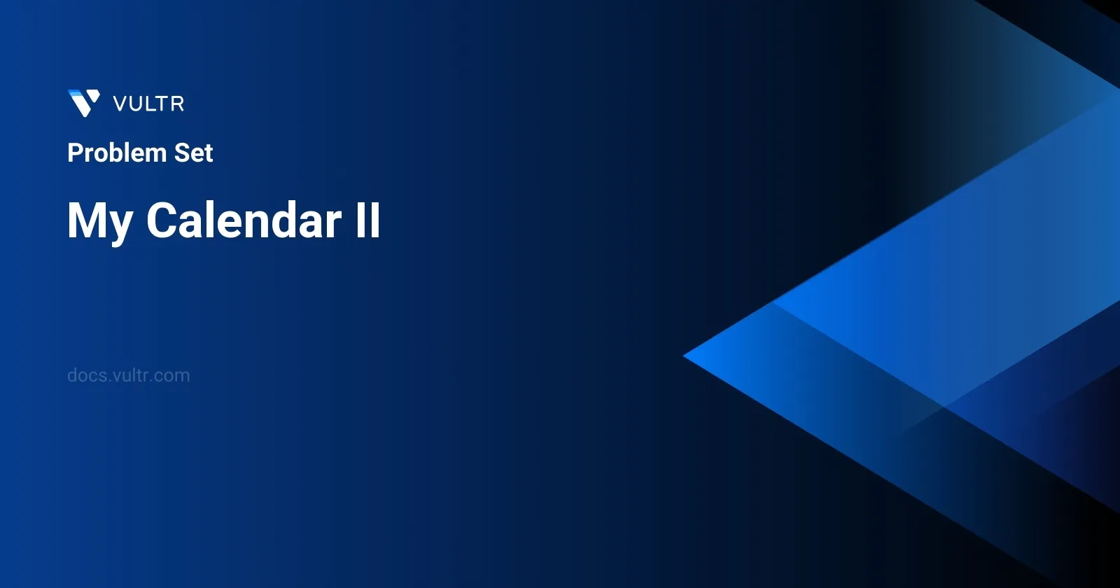 My Calendar II header image