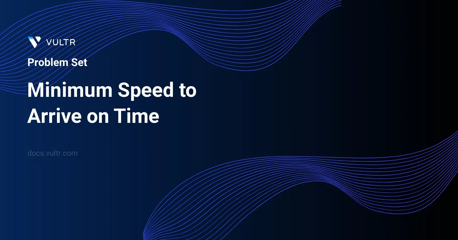 Minimum Speed to Arrive on Time header image