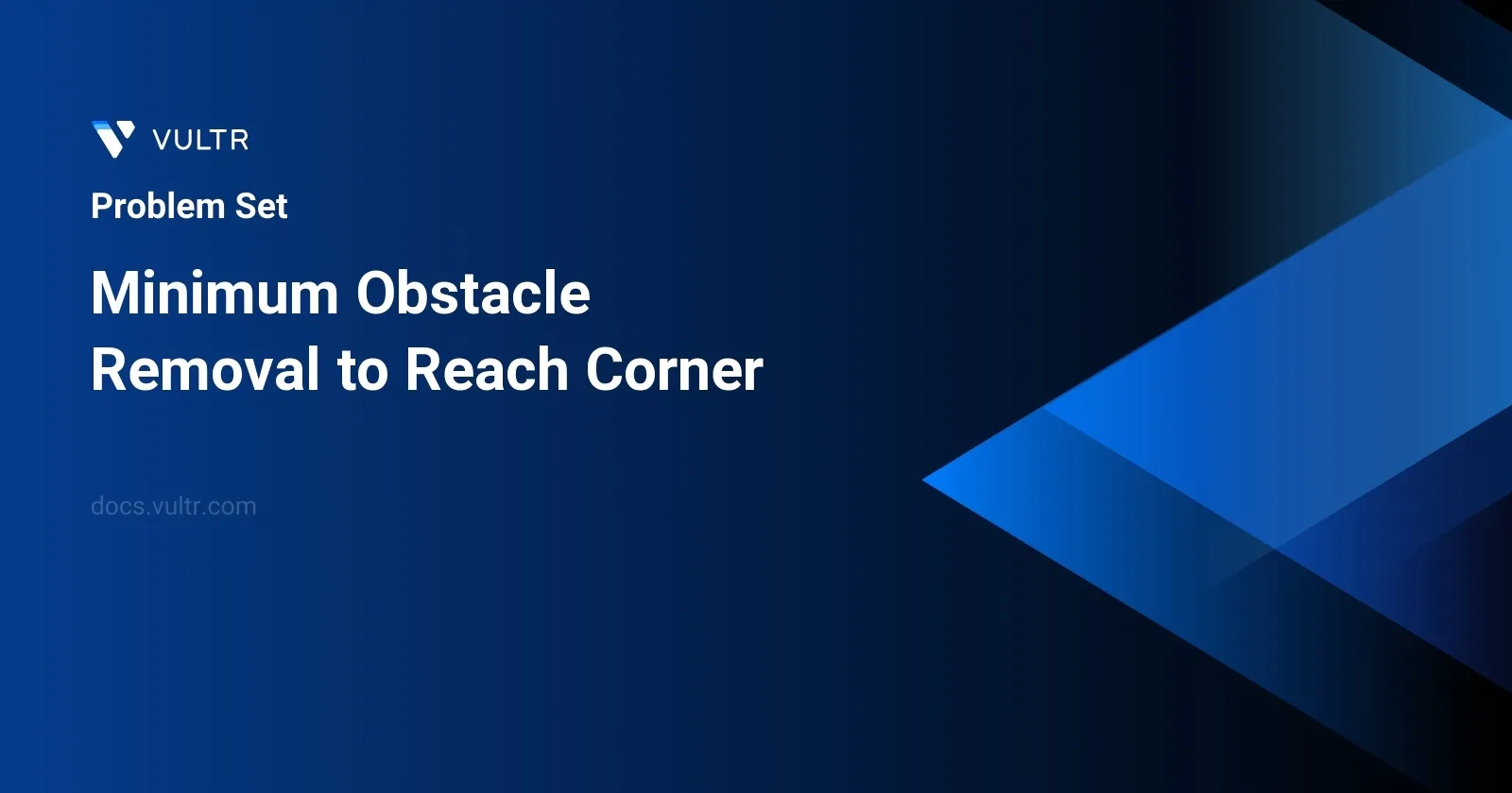 Minimum Obstacle Removal to Reach Corner header image